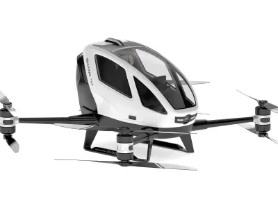DRONE-TAXI EHANG 184 3D model