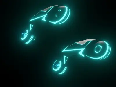 TRON BIKE Free 3D model purchase