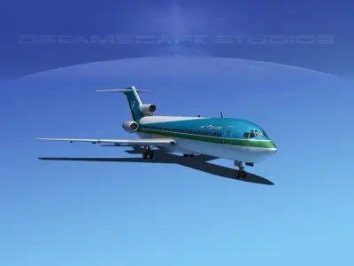 Boeing 727-200 Air Florida 3D model