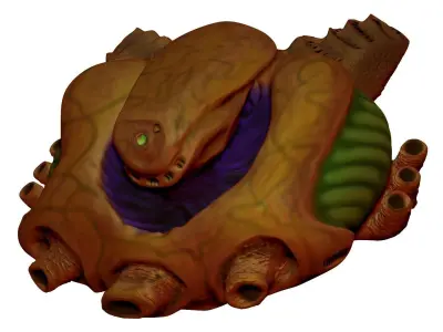 Babylon 5 Vorlon Bust 3D print model