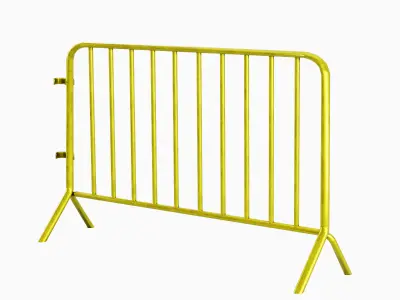 Fence Barrier 04 Low-poly 3D model