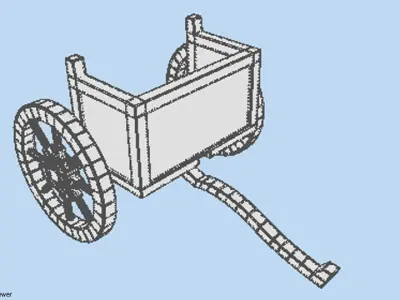 Chariot - Assyrians 3D model