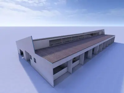 Warehouse-Warehouse Building 3D model order