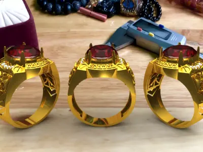 Nhan Nam Dai Bang Moi - Eagle Ring New Model 3D print model