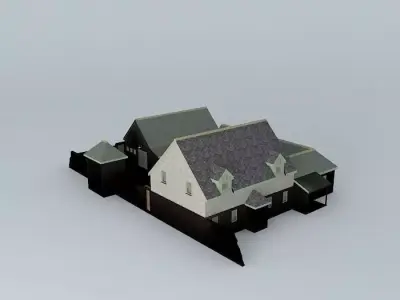 Farmhouse Complex Free 3D model