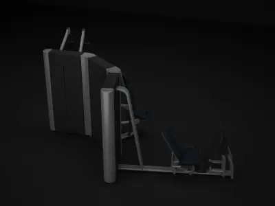 Multistation Wall Machine 3D model
