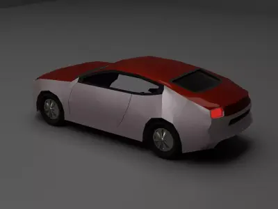  Low Poly Luxury SUV Low-poly 3D model