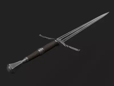 Sword PBR GameReady Low-poly 3D model purchase