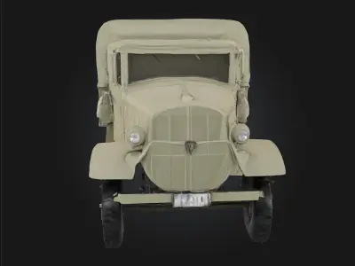 Vintage Truck Classic  Timeless Utility with Retro Flair 3D model