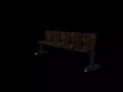 Waiting Room Chairs 3D model
