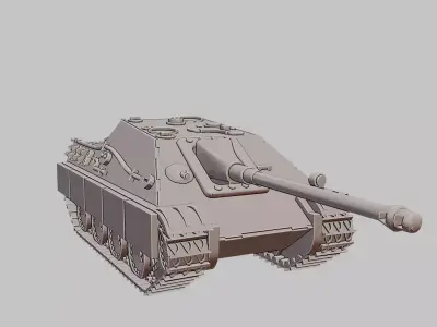 Jagdpanther Sd Kfz 173 Tank Destroyer 3D Print Model 3D print model