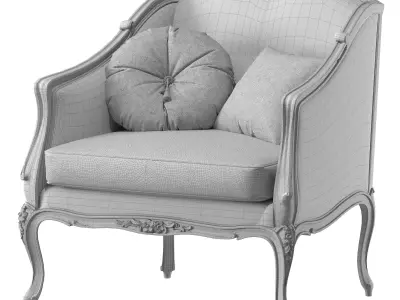 firstdibs provincial armchair art 6234 3D model