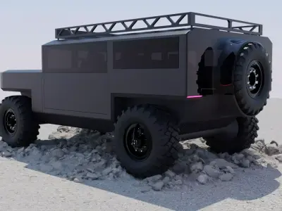 Hummer Vision 3D model