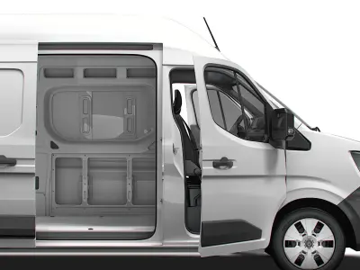 Renault Master L3H3 Van HQ Interior 2024 3D model
