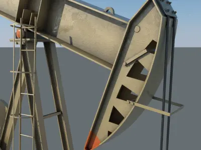 Oil PumpJack 3D model by 3DModelWarehouse