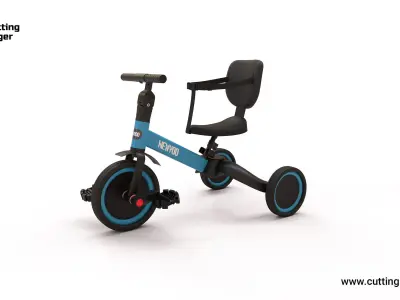 Balance Tricycle 3D model