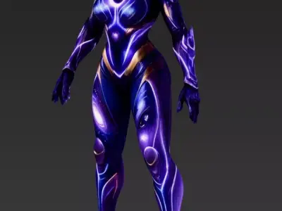 Female Gravity Pulse 3D model