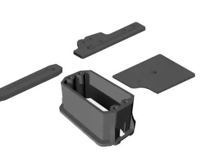 Replacement part IF554 Mechanical Parts Chassis Brace MP10e  3D print model