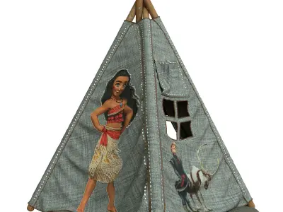 indian tent 3D model