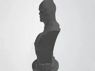 Batman Bust 3D Model Ready to Print 3D print model