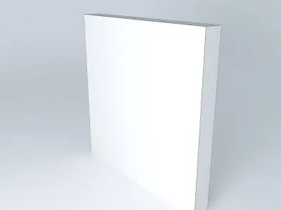 Perspex wall Free 3D model