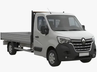 Renault Master 2020 FWD Flatbed L3H1 3D model