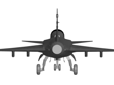 Saab JAS 39 Gripen 3D model get