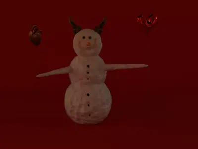 SNOWMAN 3D model purchase