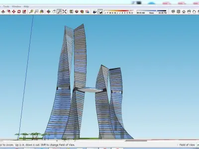 Sketchup Tower B8 Free 3D model