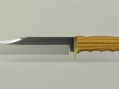 Knife Free low-poly 3D model order