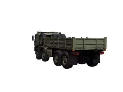 Heavy Military Offroad Truck Tactical Transport Vehicle 3D model