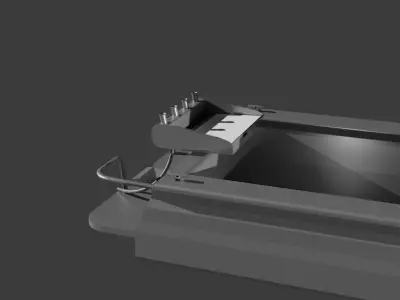 Recreational  Fishing Boat  ship 3D model