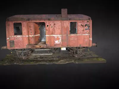 Red Wagon 3D model purchase