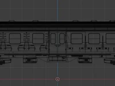 H0 1-87 scale Umbauwagen AB4yg 1st and 2nd class 3D print model