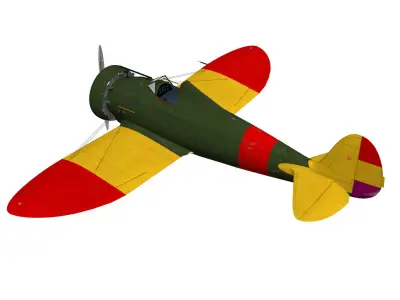 Boeing P-26 Peashooter 3D model purchase