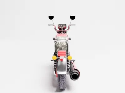 Motor Honda Special Low-poly 3D model