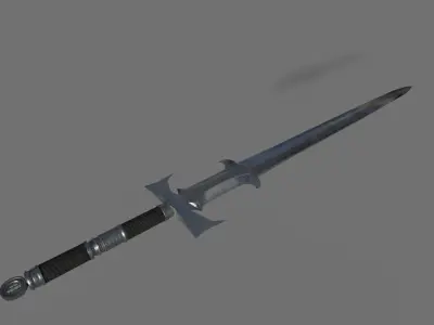 Low Poly Sword - Game Ready asset Low-poly 3D model