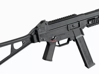 HK UMP 45 Low-poly 3D model