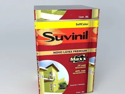 gallon of paint Free 3D model
