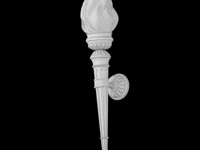 Ombres et Facettes torche louis wall light 3D model