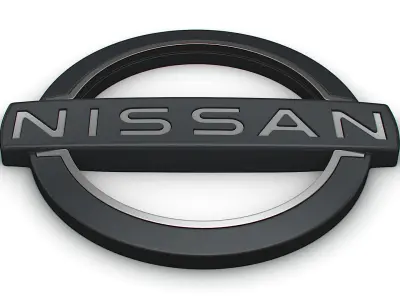 nissan logo 3D model V1