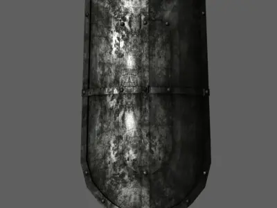 Shield metal 3D model