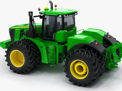 John Deere 9620R Power Tractor 3D model