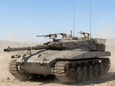 Merkava Mk-2 3D model