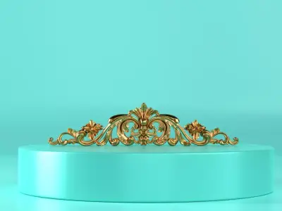 Hand carved piece 3D model