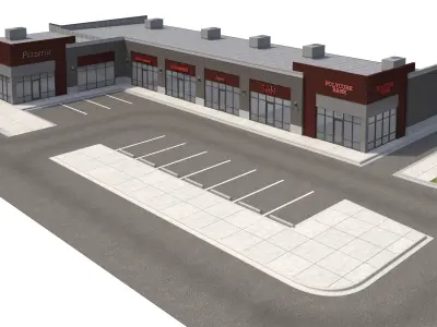 Retail-088 Retail Store 3D model