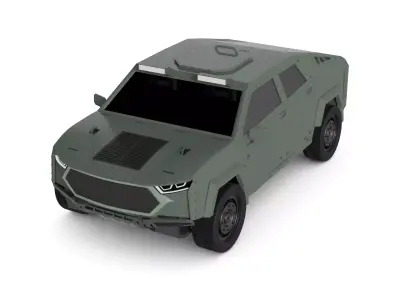 Military JLTV 3D model from CGTrader