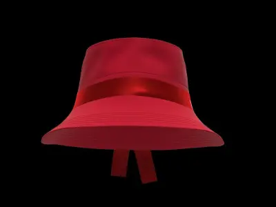 Hat Buckets -3D CLO-HLKMK01 3D model