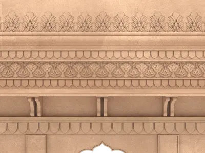 Indian Palace Dome 3D model get