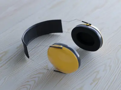 Hearing protection 3D model